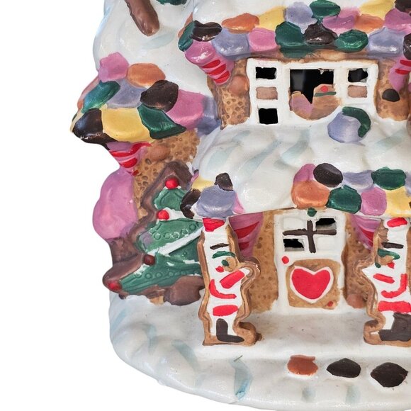 1992 Giny Plum Puddin' Place,‎ Meeting Gingerbread House Christmas Village Light - Picture 7 of 15